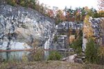 A view of the quarry.